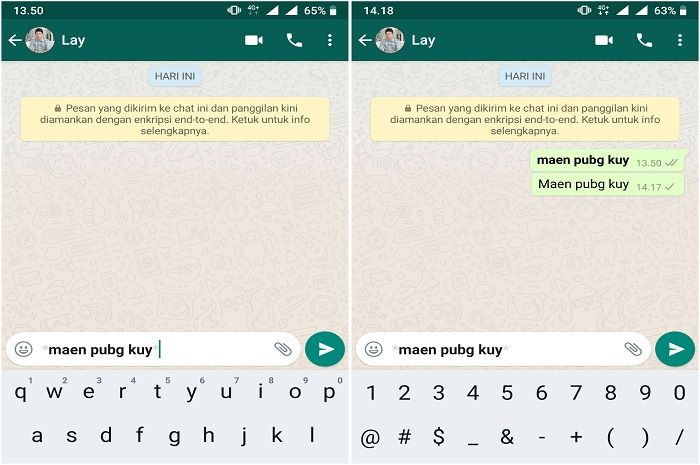 Cara Mengubah Font WhatsApp