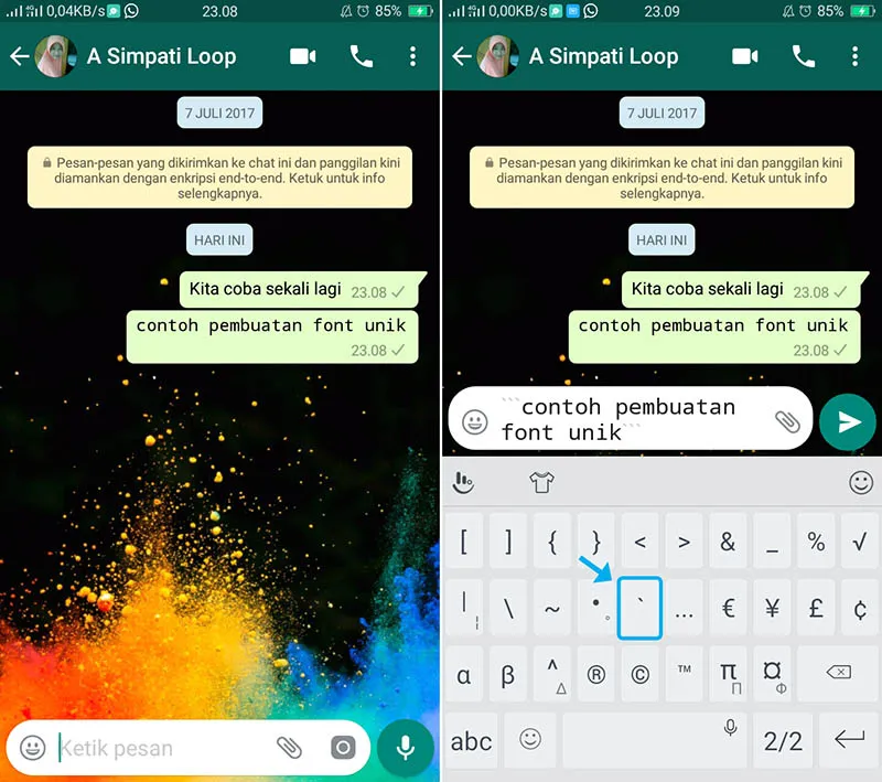Cara Mengubah Font WhatsApp